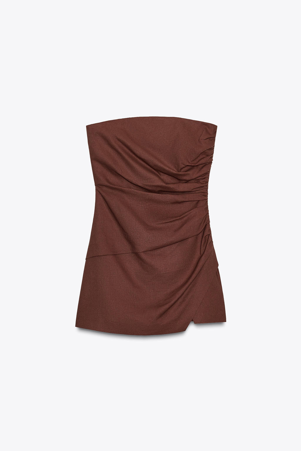 SHORT LINEN BLEND JUMPSUIT - Zara фото 12