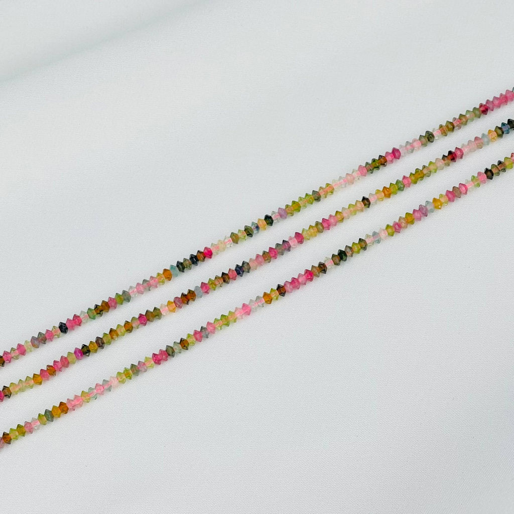 Бусины для украшений из Турмалина микс - Радуга самоцветов фото 2