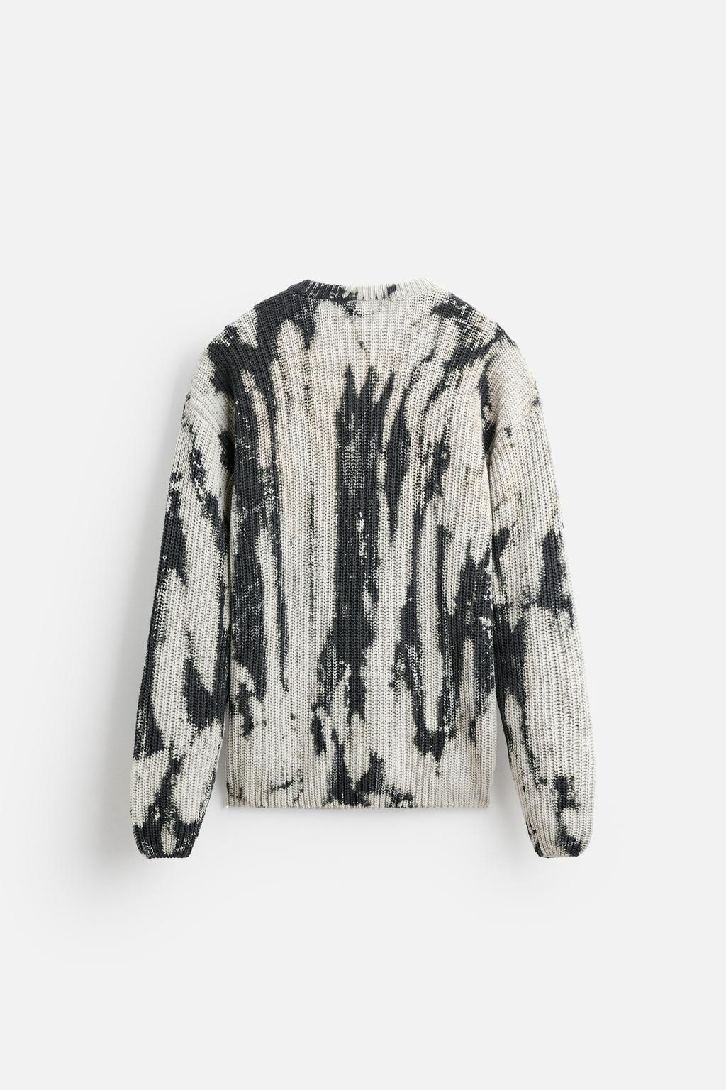 TIE-DYE PRINT SWEATER - Zara фото 7
