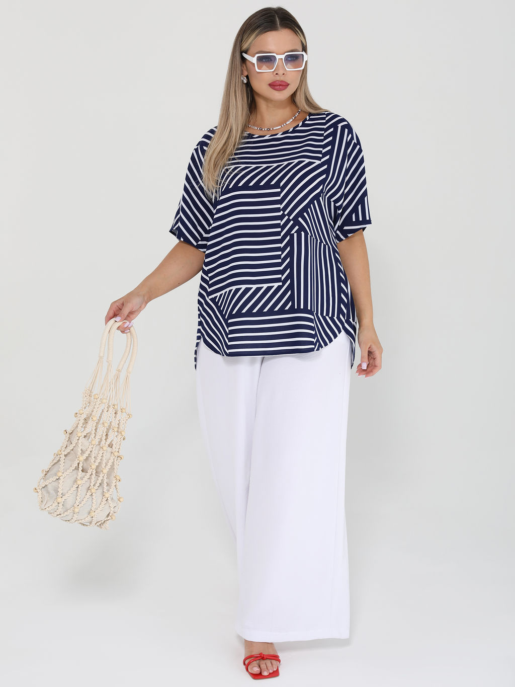 Блузка вискозная(сингапур) - Dora фото 8