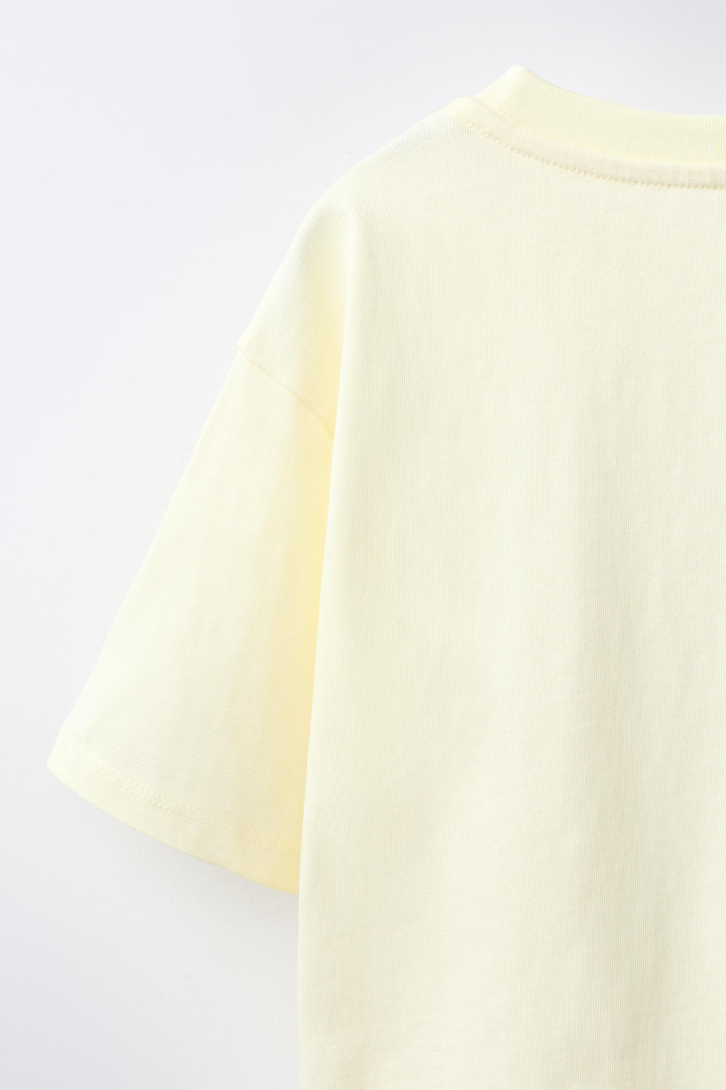 CAMISETA PARCHE VICHY / Amarillo