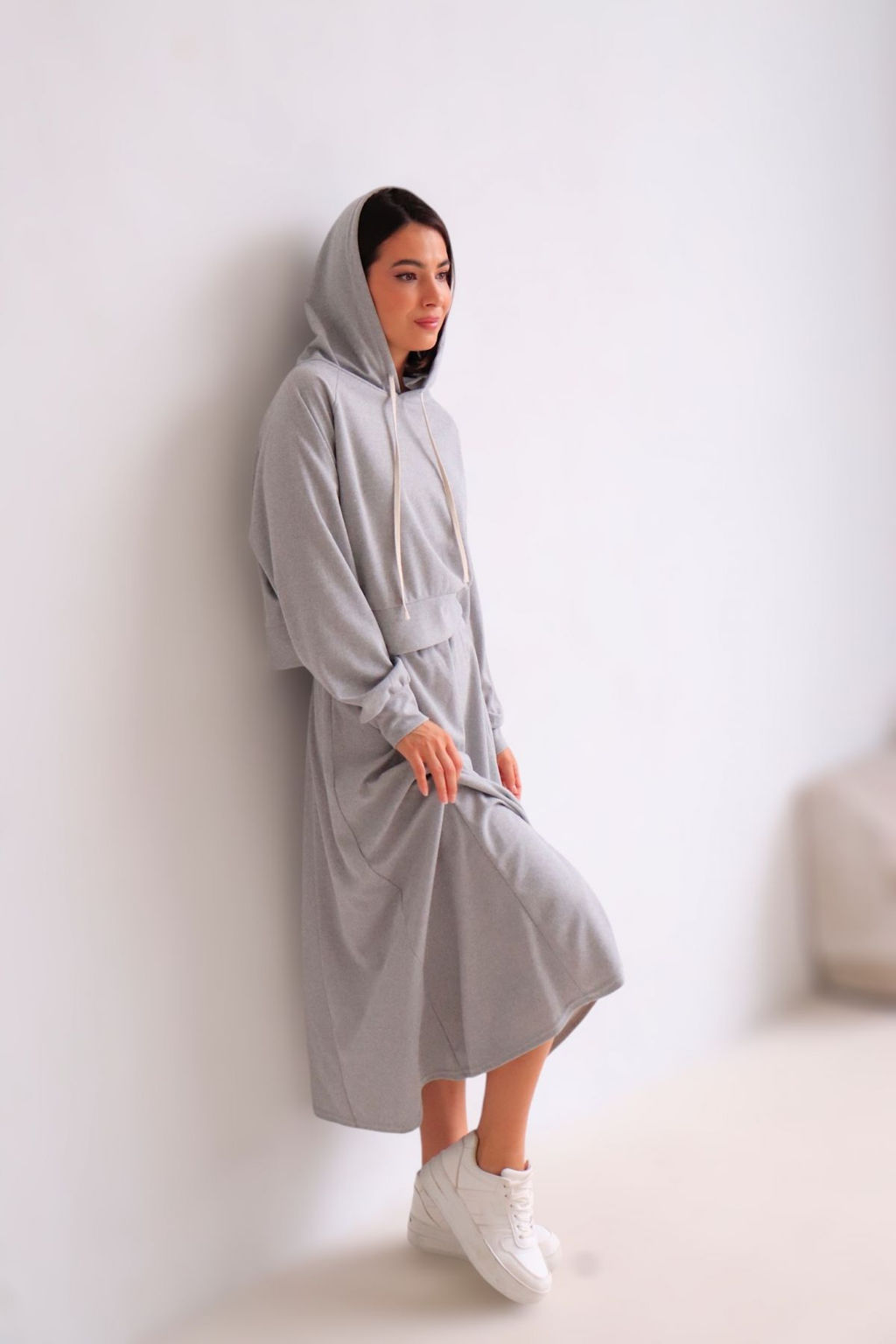 Martichelli Костюм спортивный с юбкой серый  фото 8