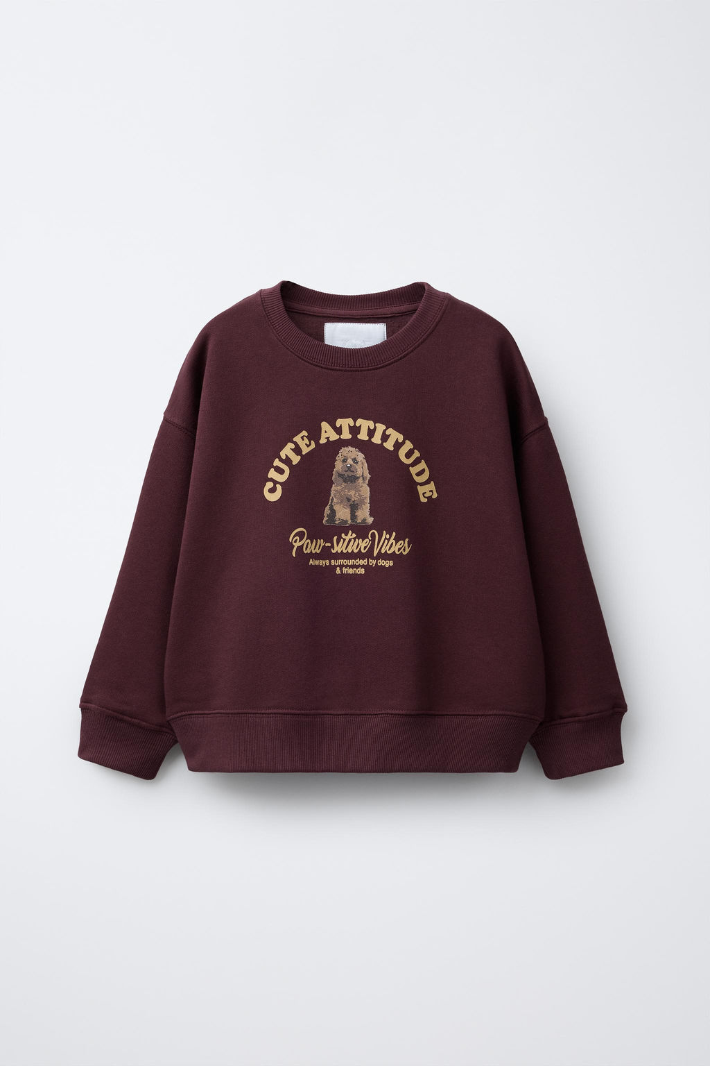 DOG PRINT SWEATSHIRT