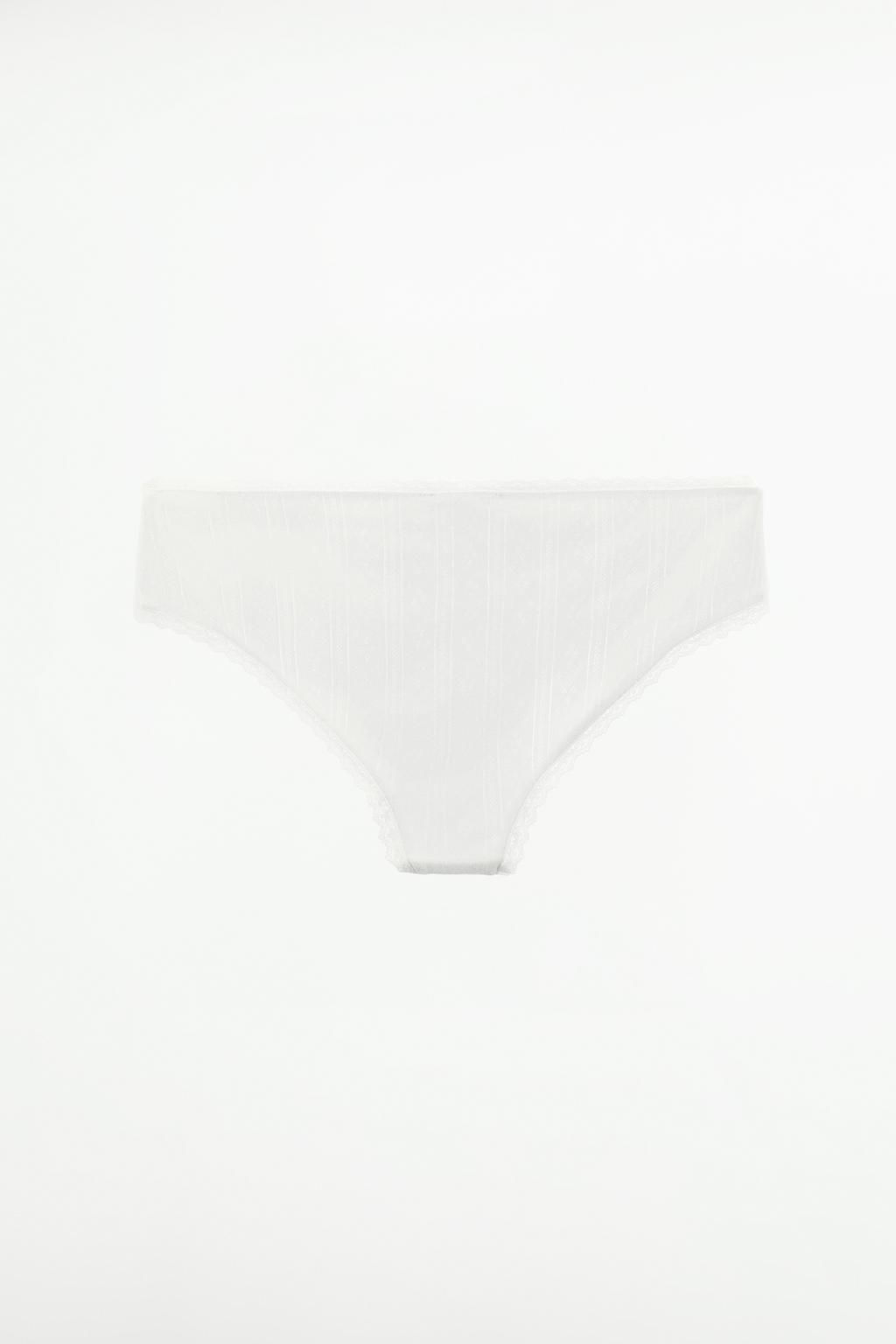 LACE POINTELLE BRIEFS - Zara фото 5