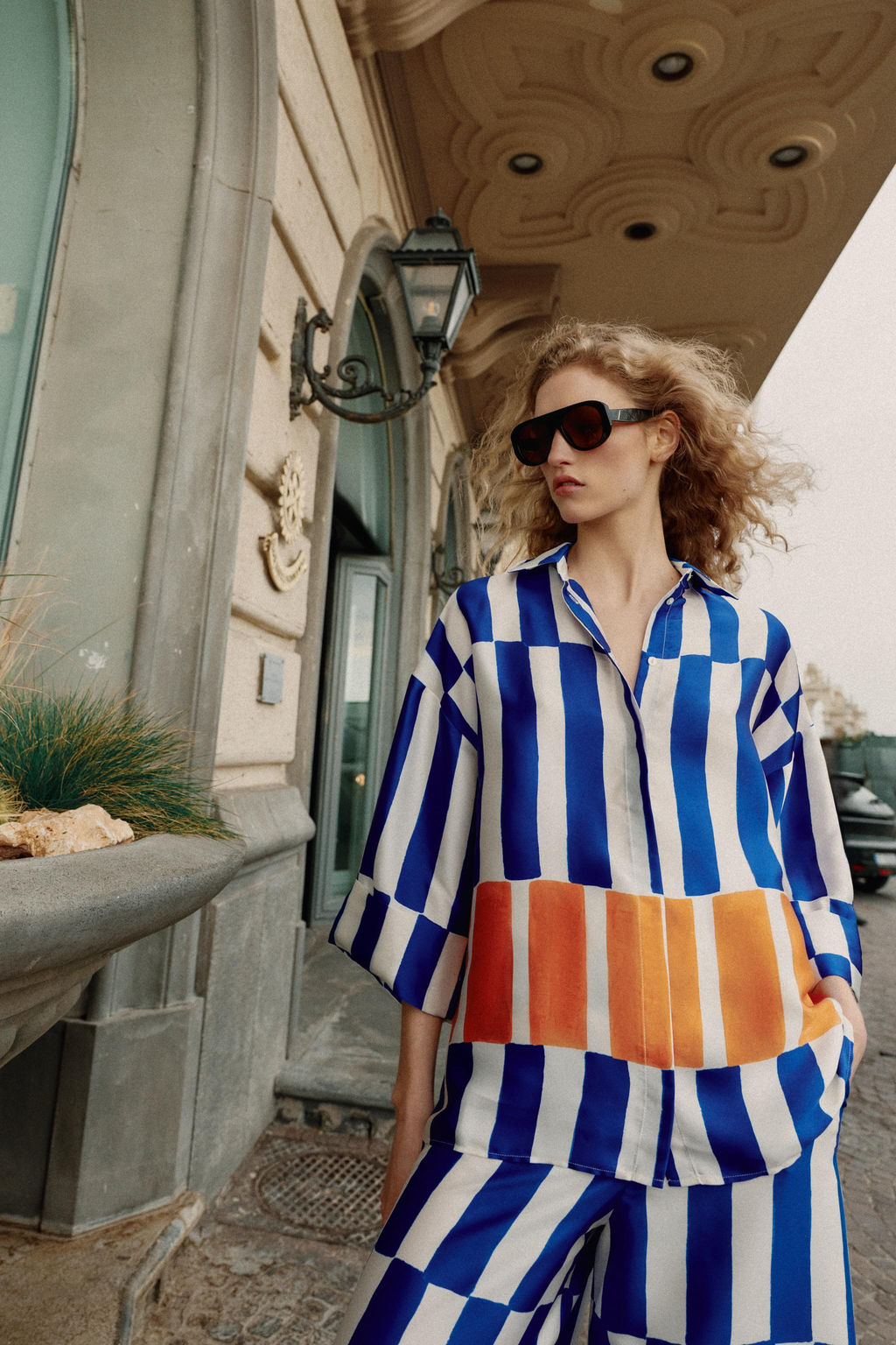 CAMISA OVERSIZE RAYAS / Multicolor - Zara фото 3