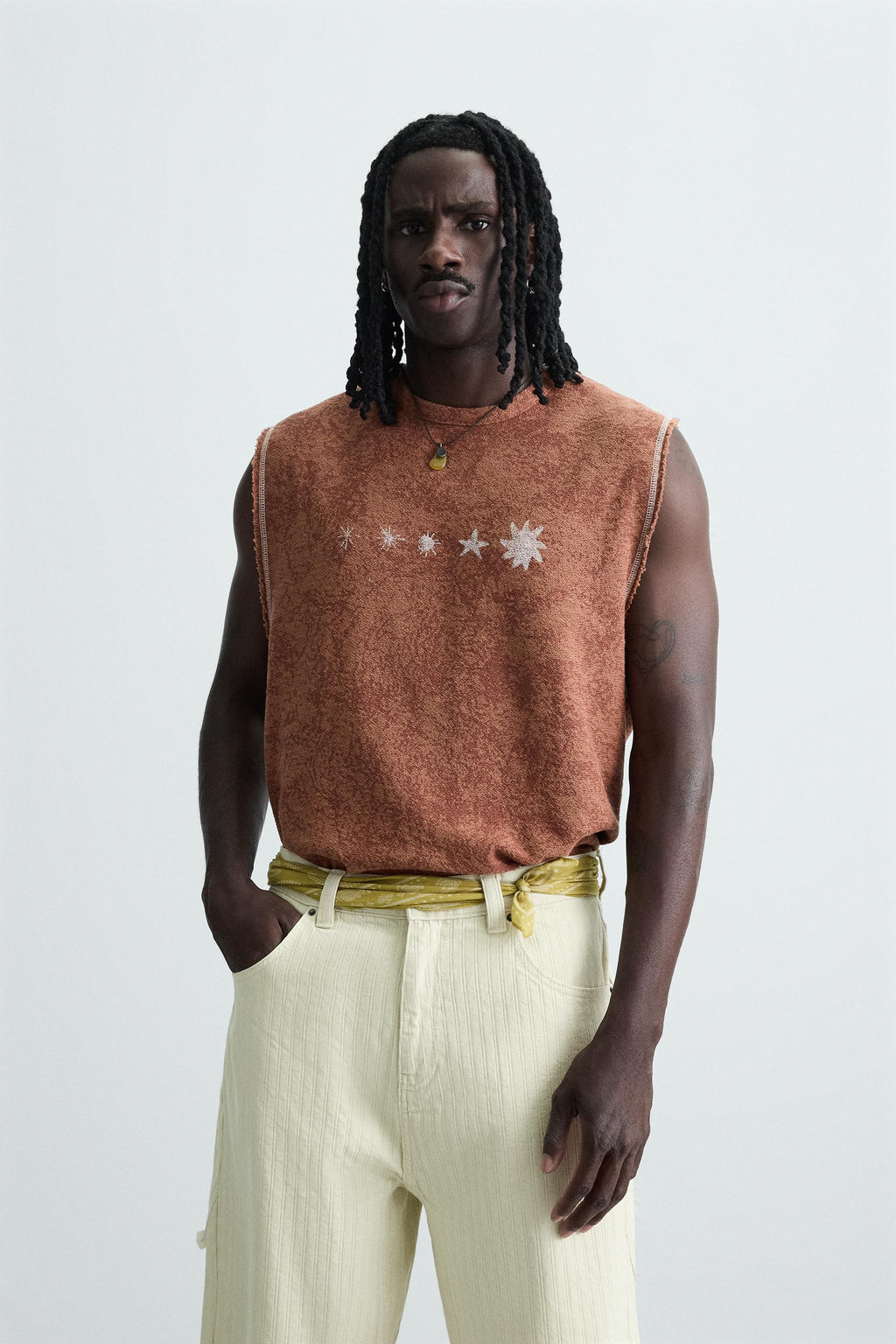 WASHED KNIT TANK TOP - Zara фото 9