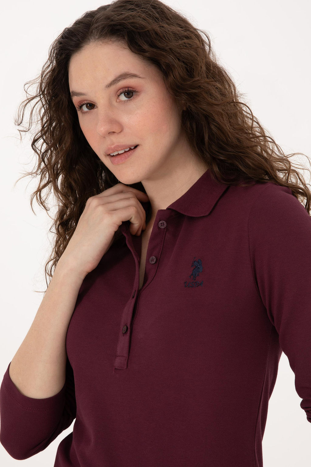 Kad_n Bordo Basic Sweatshirt - U.s. polo assn фото 2