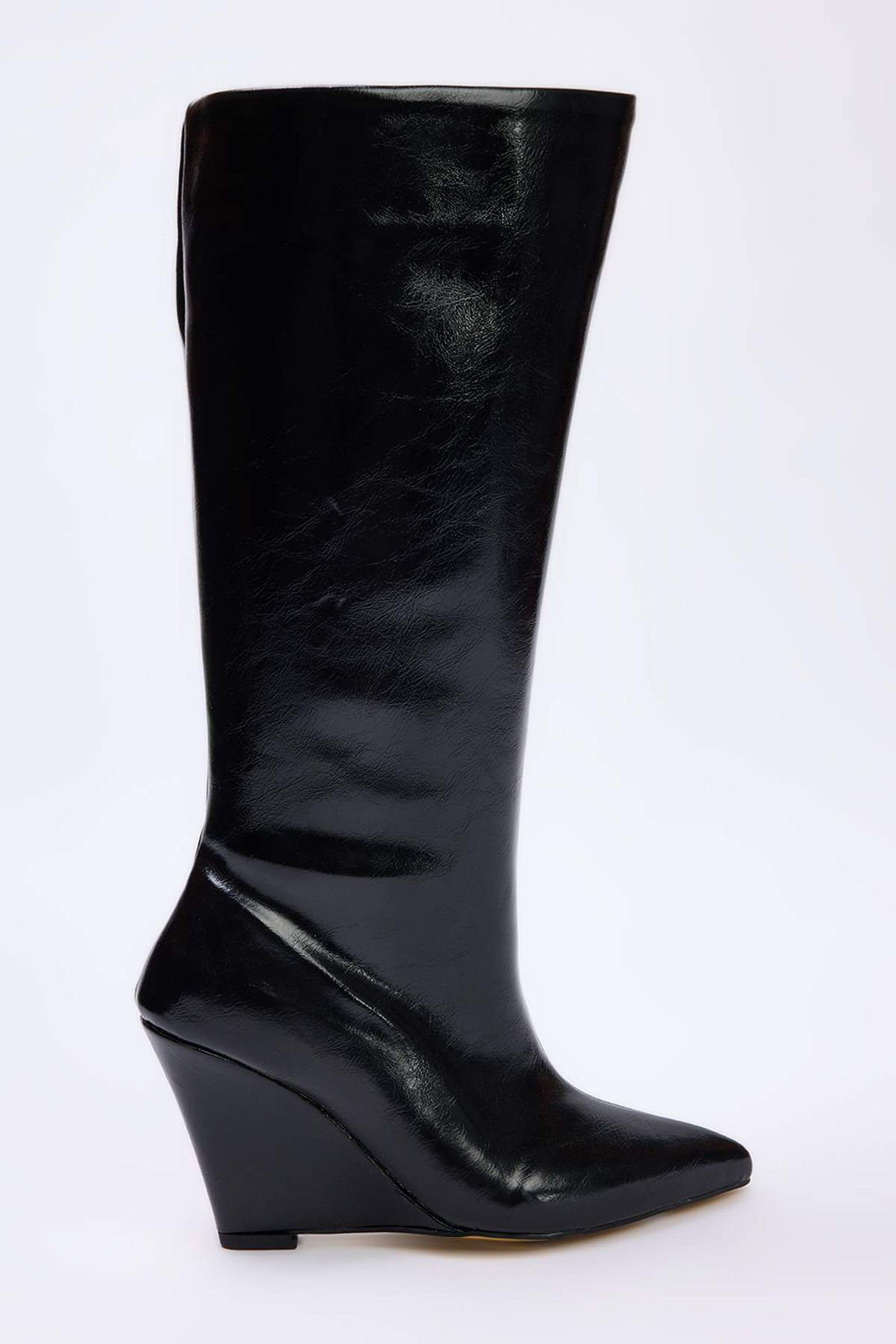 Siyah Wedge Topuklu Kad?n Cizme TAKAW26CZ00043 - Trendyolmilla фото 3