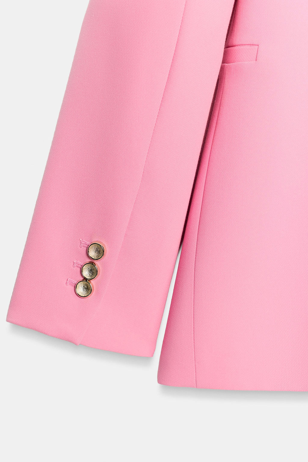 BLAZER ENTALLADA SIN SOLAPA / Rosa - Zara фото 9