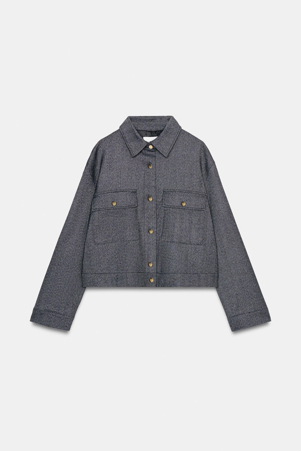 HERRINGBONE JACKET WITH POCKETS - Zara фото 12