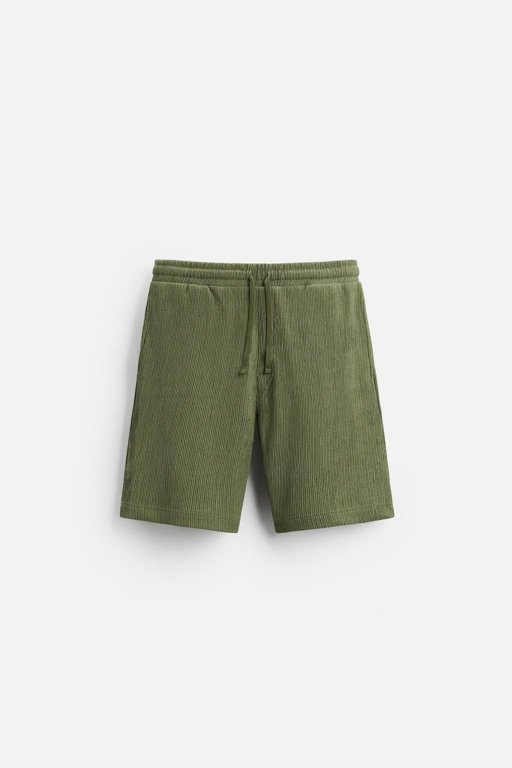 RELAXED FIT JACQUARD BERMUDA SHORTS - Zara фото 21