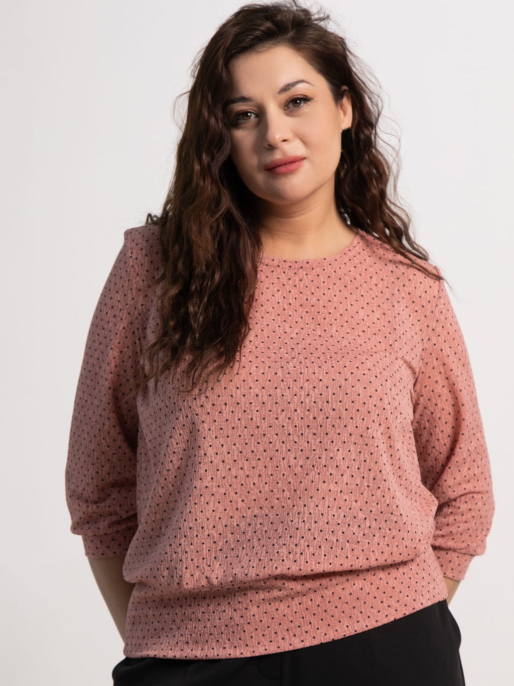 Блуза Люмия (пыльная роза) Б15298-3М