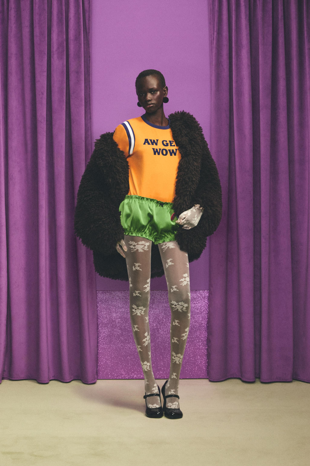 OVERSIZE FIT FAUX FUR COAT HARRY LAMBERT FOR ZARA X DISNEY