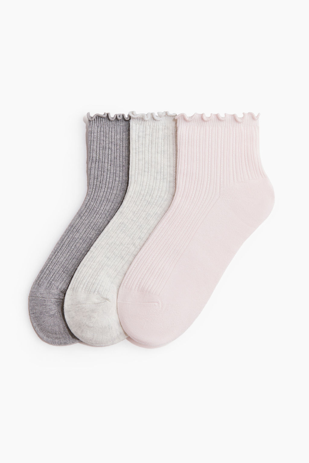 Pack de 3 calcetines tobilleros en punto de canal? - H&m фото 2