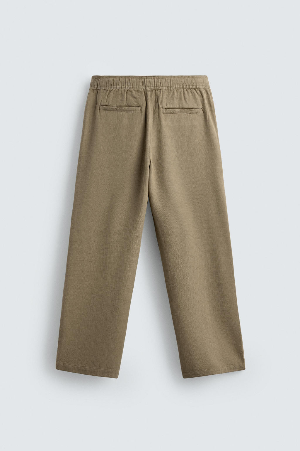 PANTAL?N RELAXED FIT ESTRUCTURA / Tostado - Zara фото 8