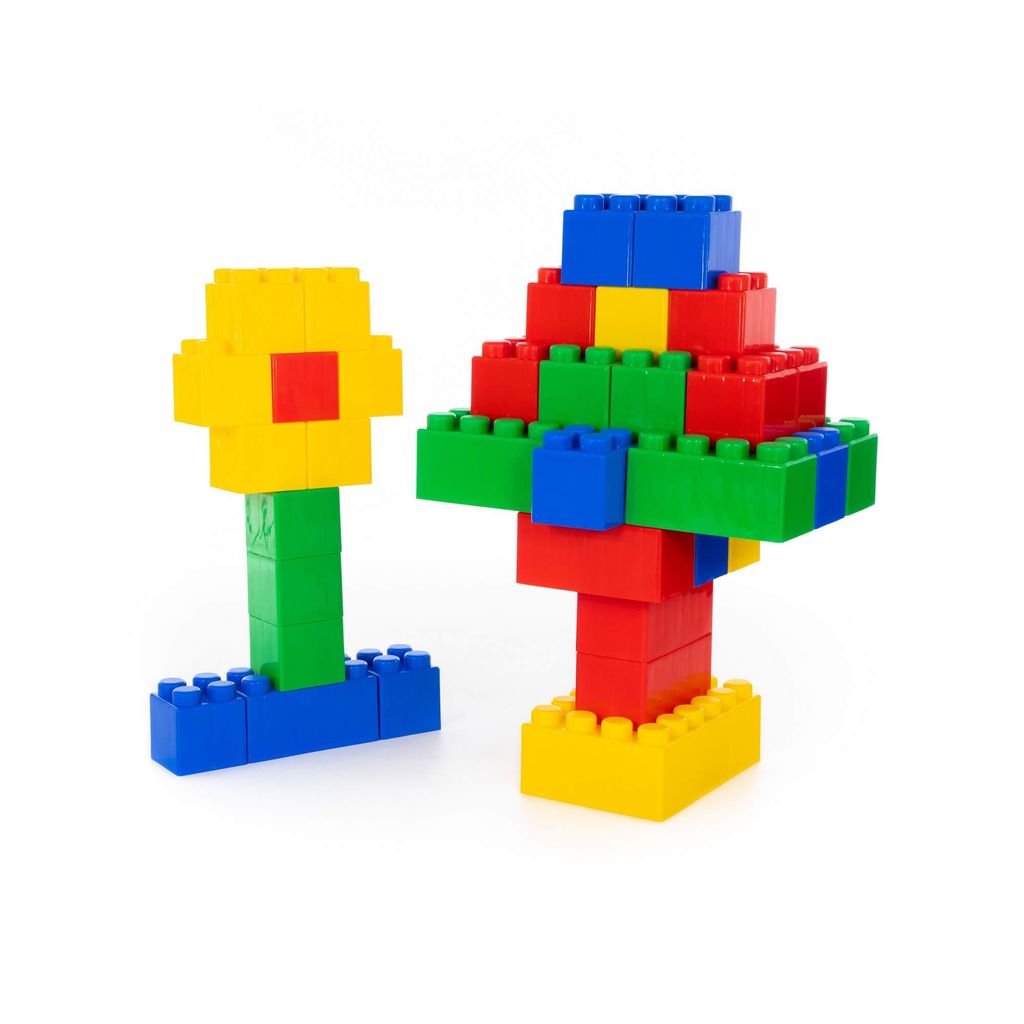 Конструктор строительный XXL, 45 элементов - Полесье фото 4