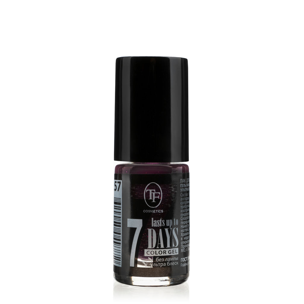 TF Лак для ногтей COLOR GEL тон 257 Plum sorbet/Сливовый щербет 8мл