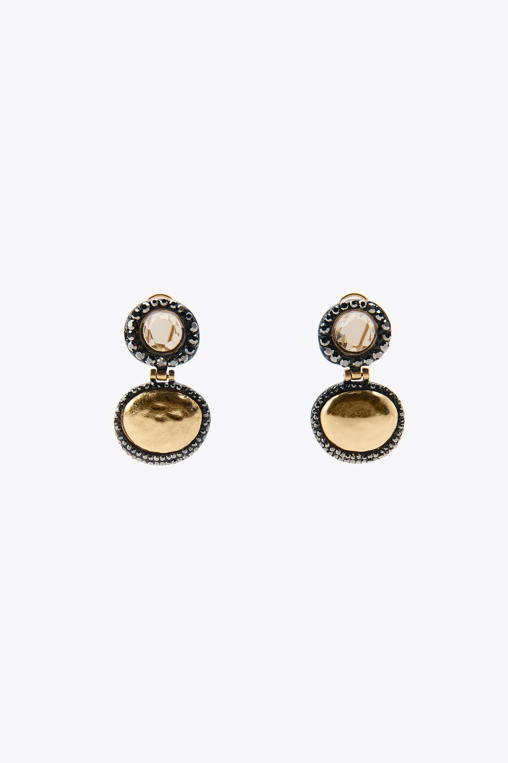 RHINESTONE BEJEWELLED EARRINGS