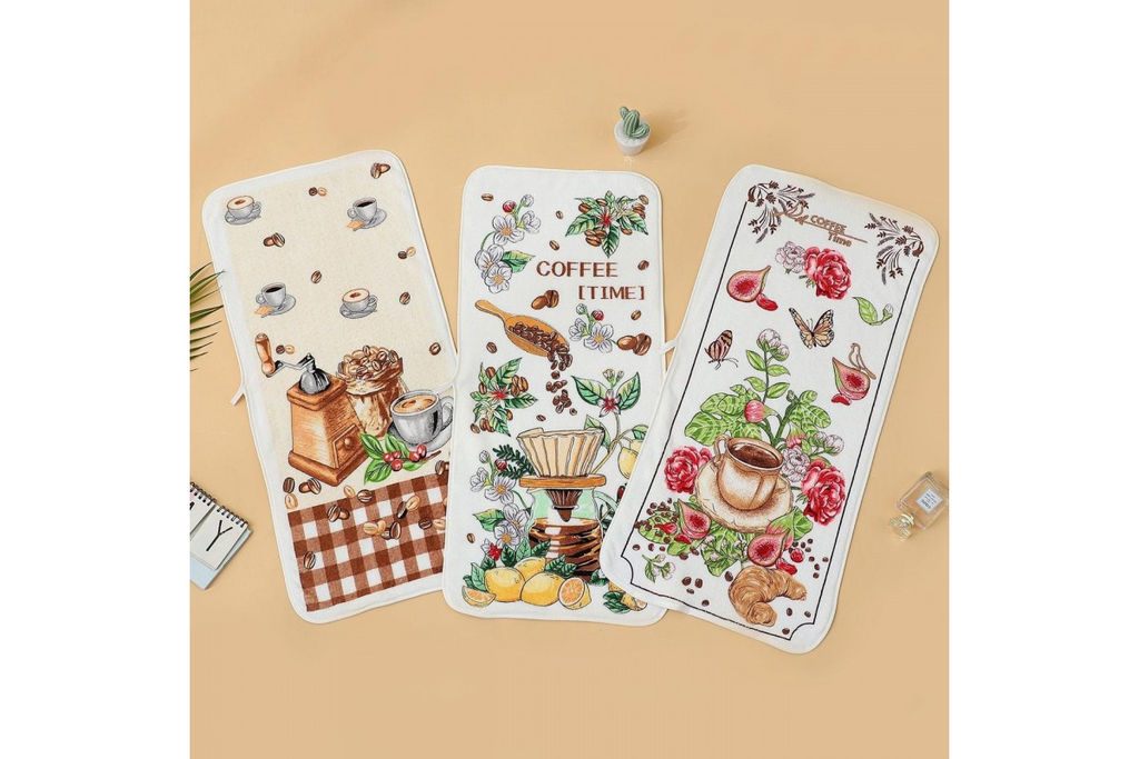 Набор полотенец микрофибра Кофе 98-611 в коробке Р+Р - Наталья-текстиль фото 2