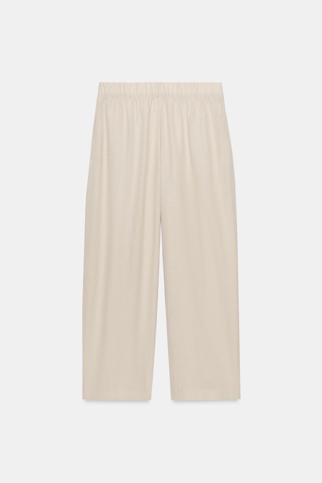 PANTAL?N TOBILLERO GOMA / Crudo medio - Zara фото 5