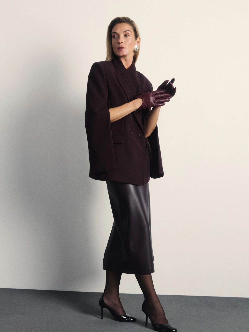 Приталенный двубортный жакет / Zarina  фото 3