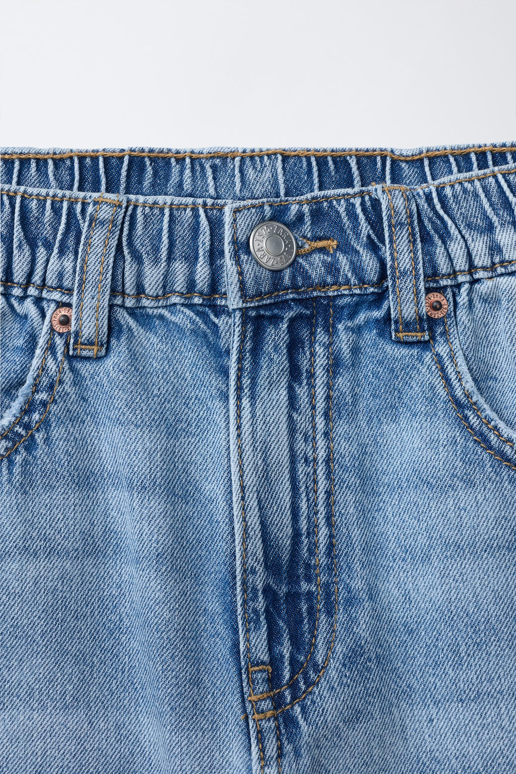 WORN-EFFECT CARPENTER JEANS - Zara фото 7