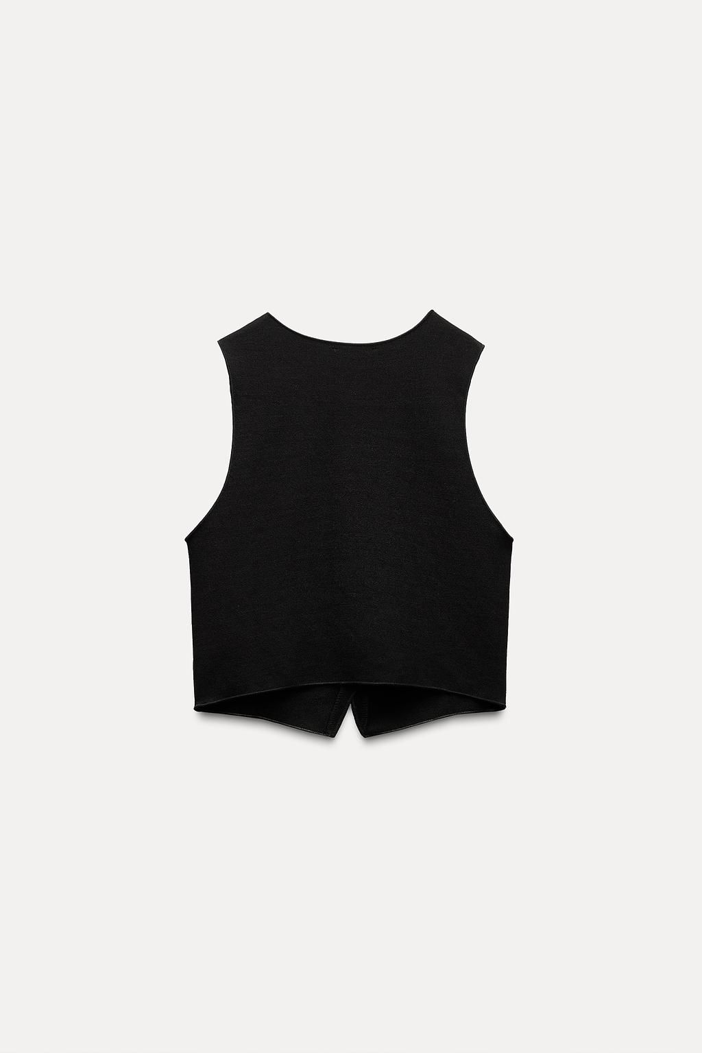 STRETCH KNIT VEST TOP - Zara фото 11