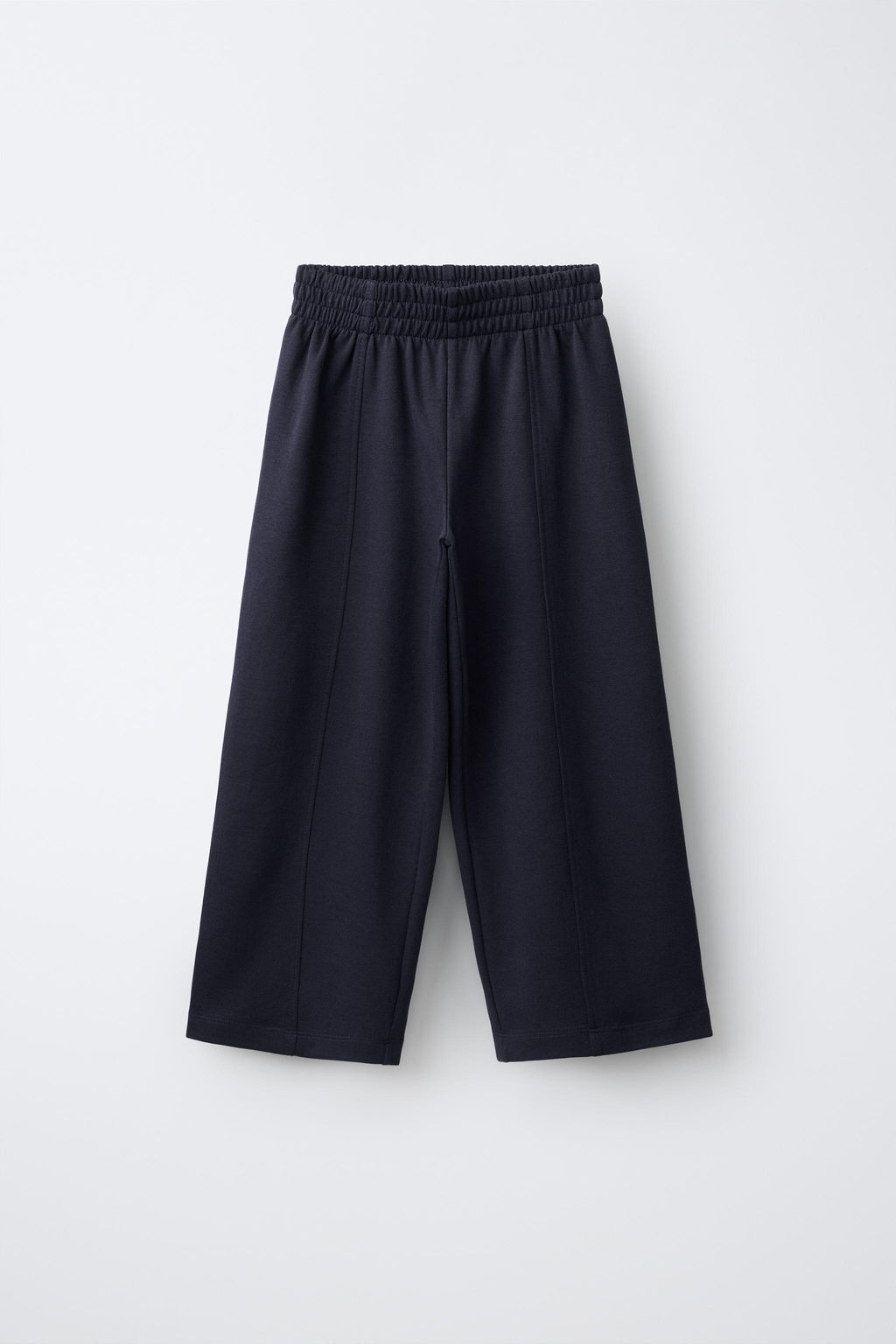 PANTAL?N WIDE LEG INTERLOCK / Marino