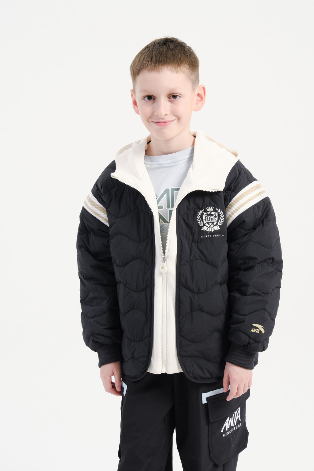 Пуховик короткий Черный