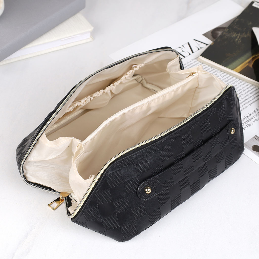 Косметичка 23,5х12 см / XN-013BL /уп 50/черный - ГалеонТрейд фото 3