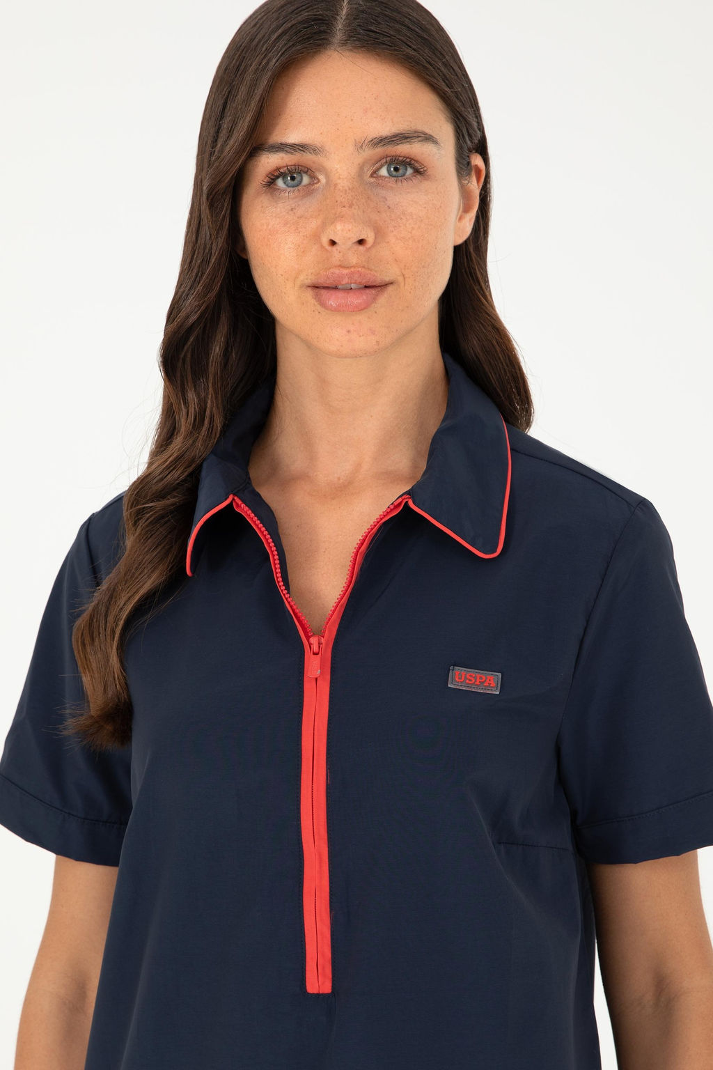 U. S. Polo Assn / Женское темно-синее тканое платье - U.s. polo assn фото 2