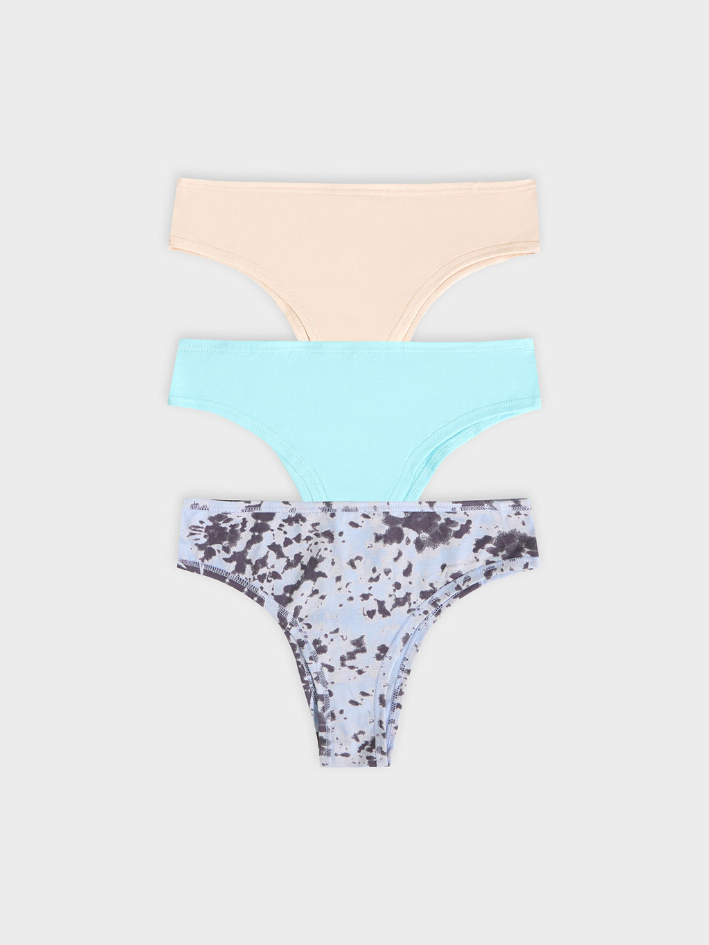 Цена за 2 штуки! Трусы женские бразилиана мультипак (3шт.) в бежевом цвете - Mark formelle фото 7