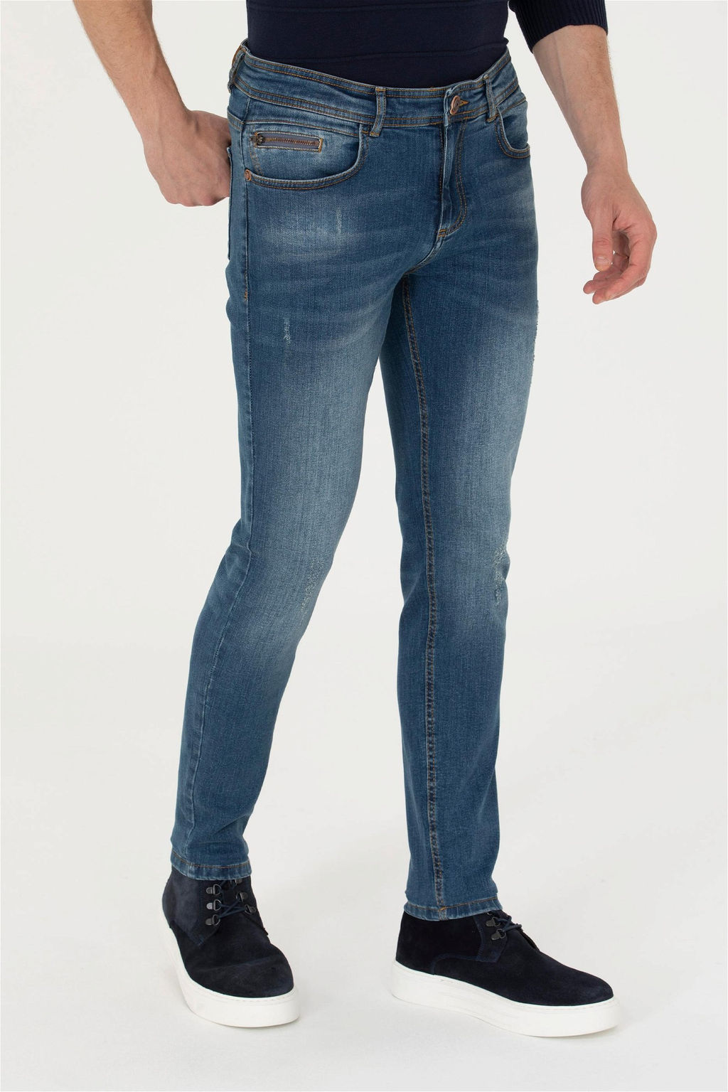 U. S. Polo Assn Мужские синие джинсы Неожиданная скидка в корзине - U.s. polo assn фото 2