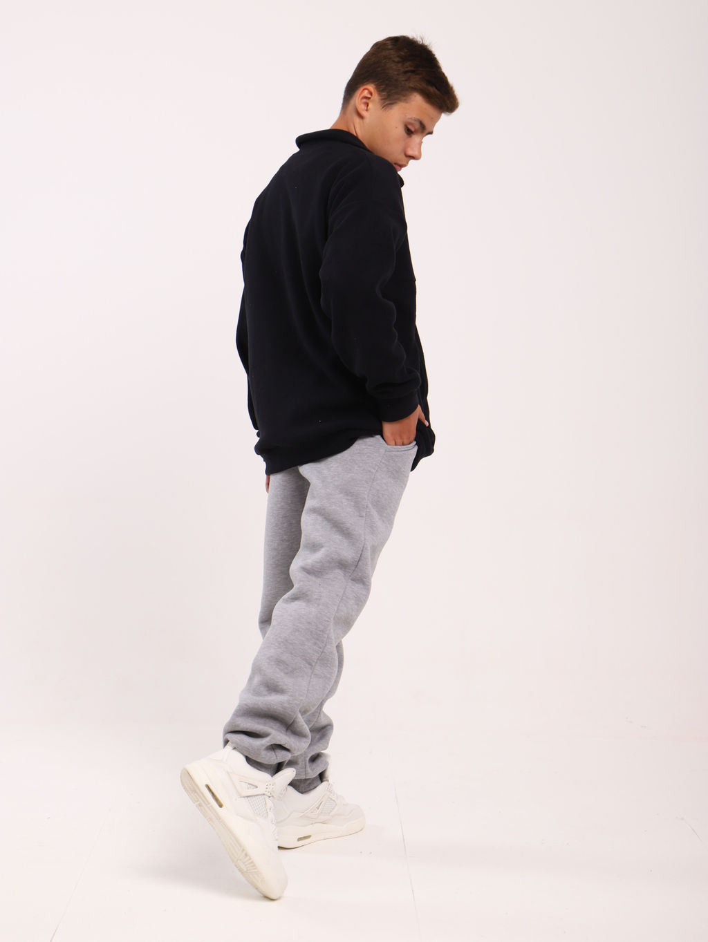 Толстовка для мальчика  девочкиСлалом черный Ладошки  фото 5