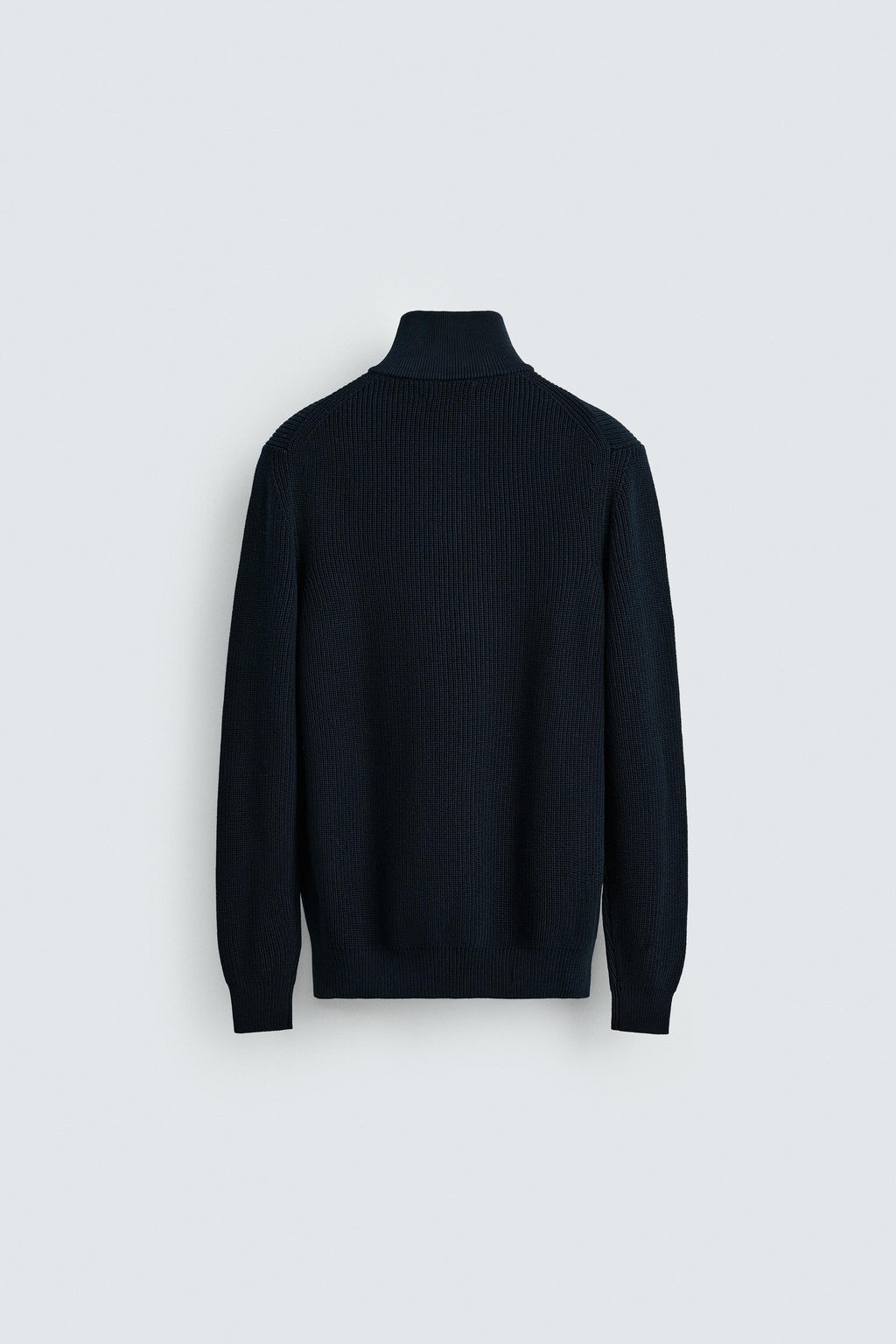 PURL KNIT SWEATER WITH ZIP - Zara фото 7