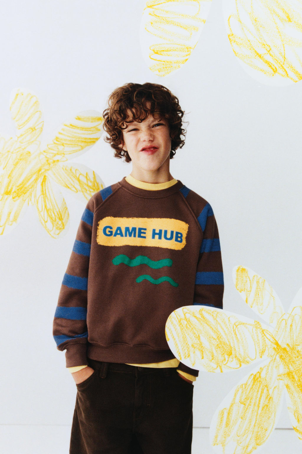 SHAPES PRINT SWEATSHIRT - Zara фото 5