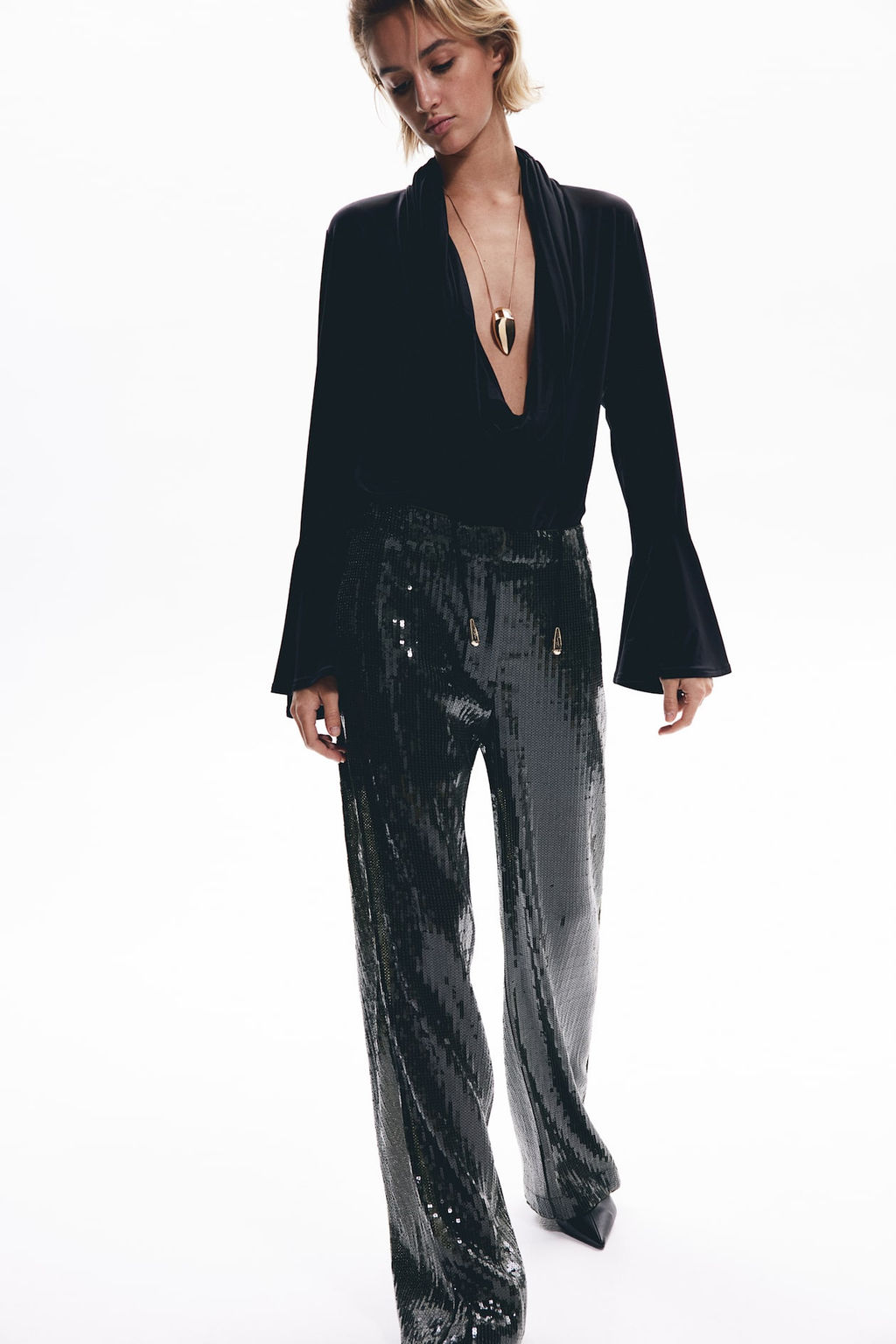 Pantalon de lentejuelas - H&m фото 2