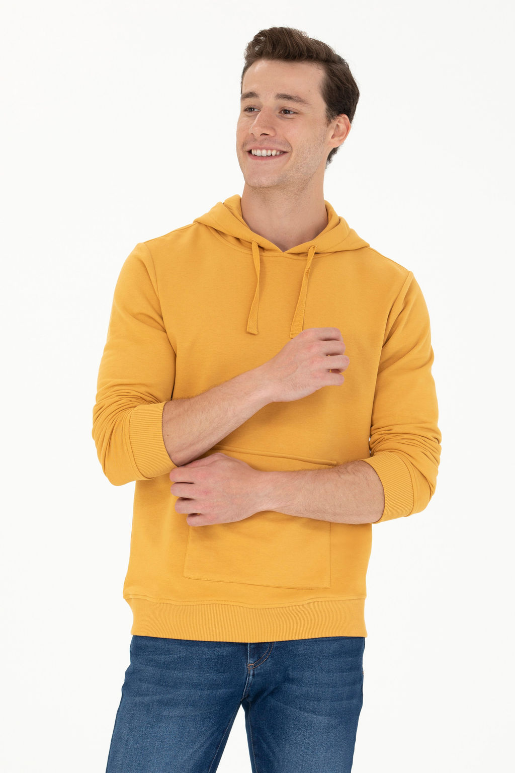 U. S. Polo Assn Мужской горчичный свитшот - U.s. polo assn фото 15