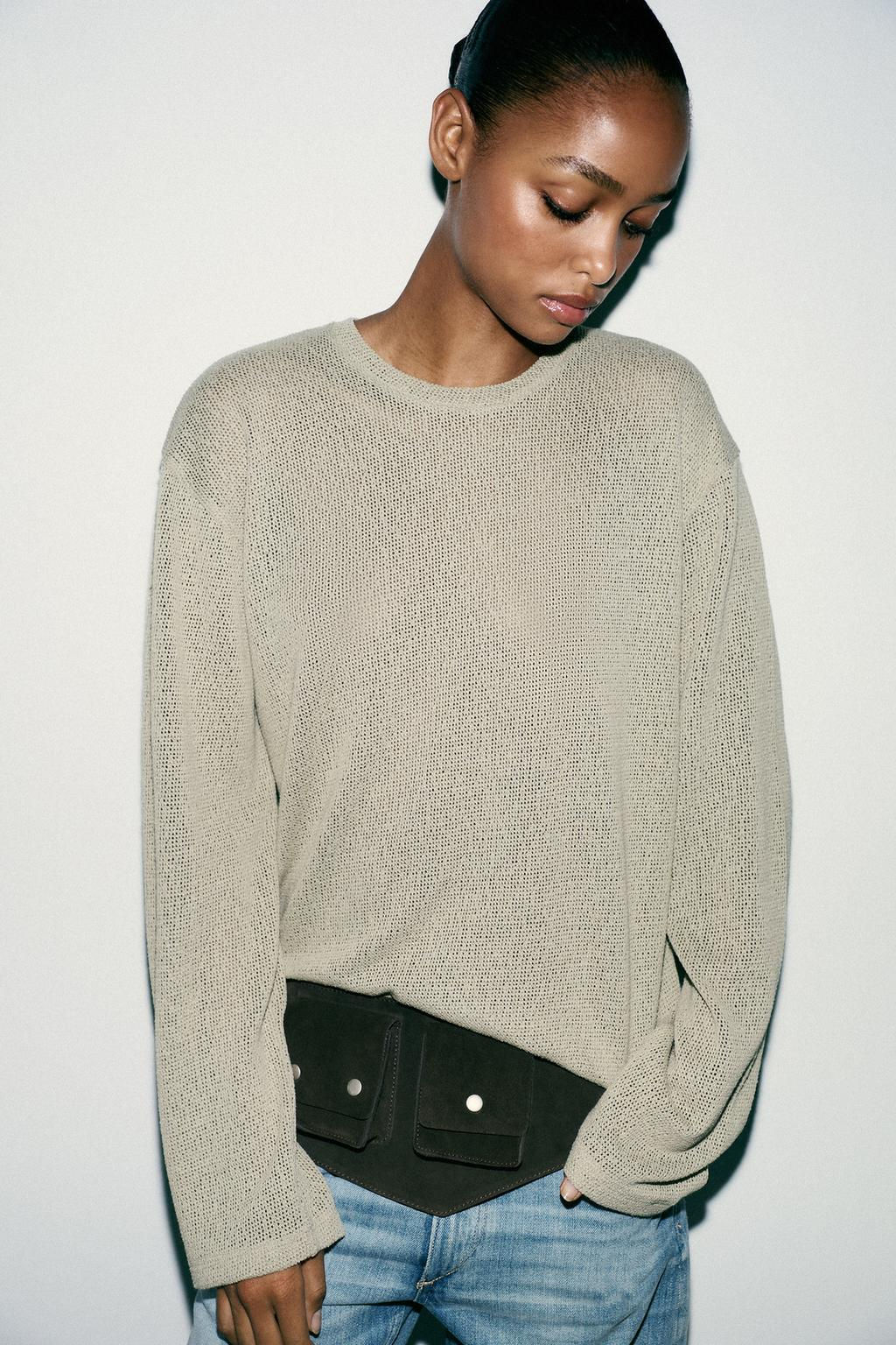 CUT-OUT KNIT TOP - Zara фото 2