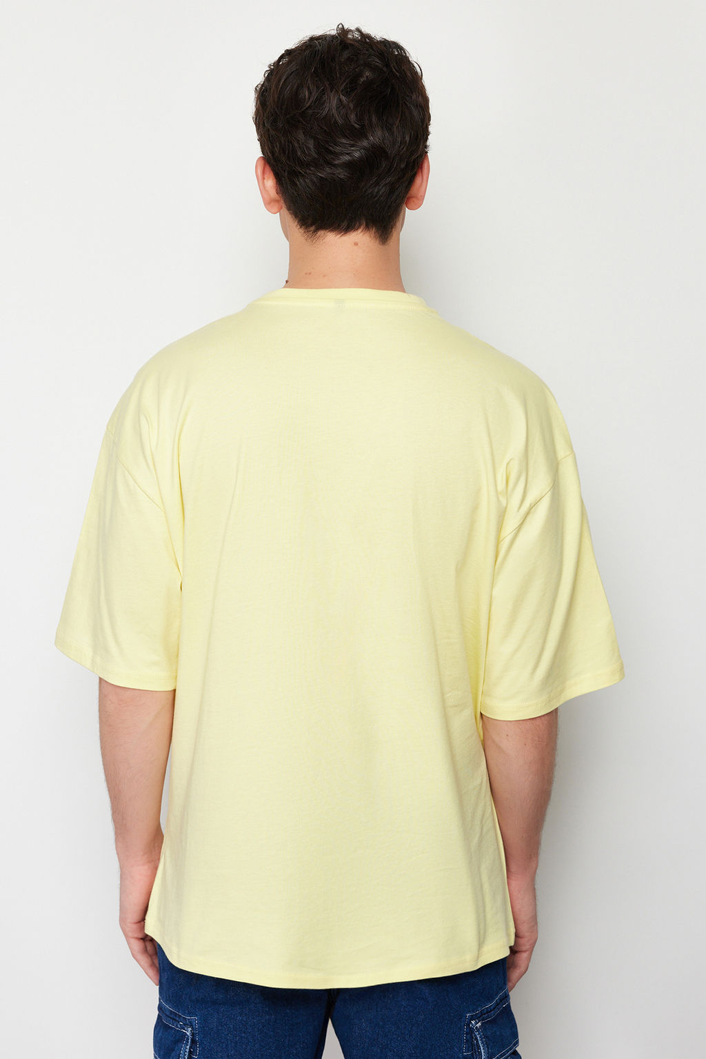 Sar? Oversize/Genis Kesim %100 T-Shirt TMNSS22TS0318