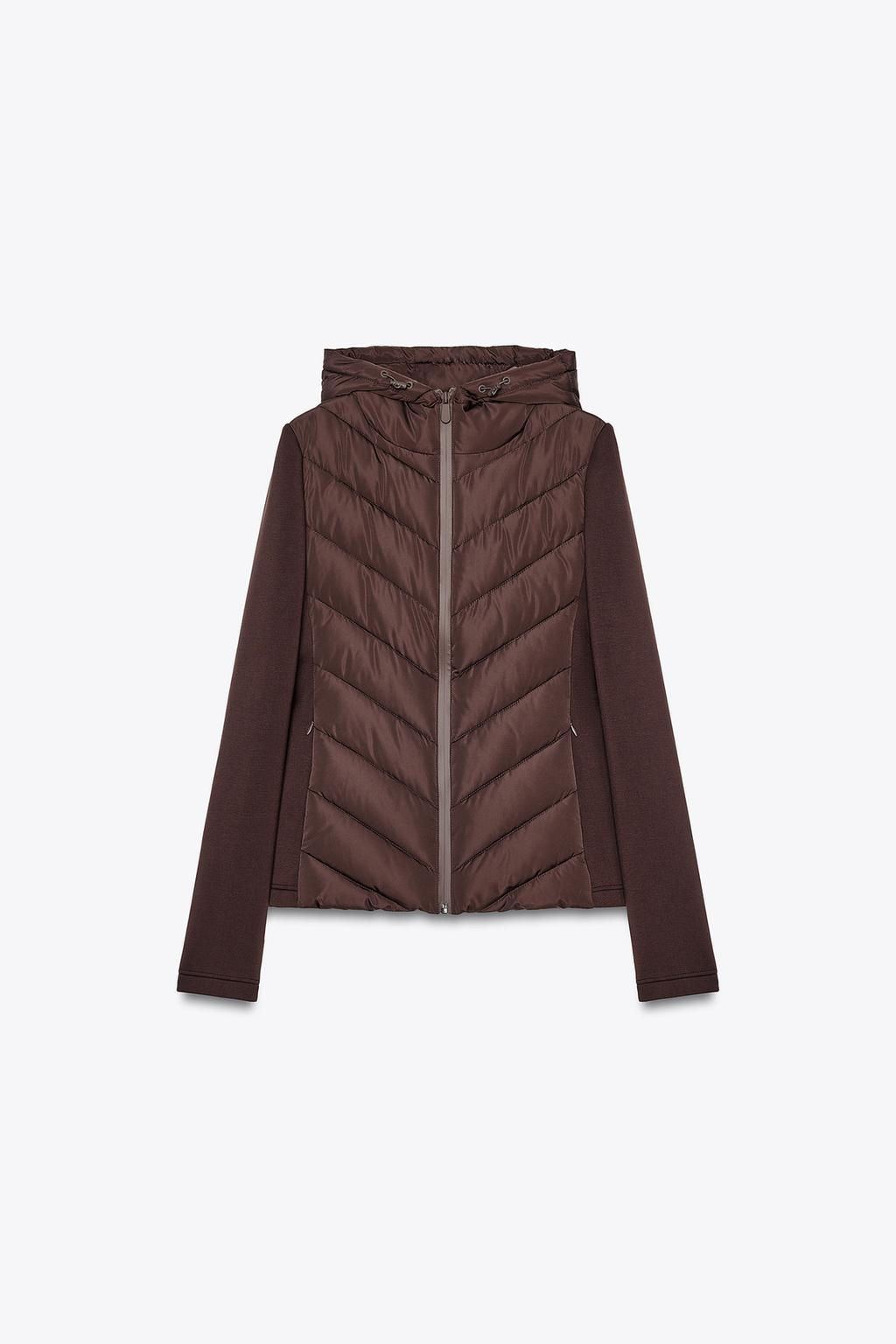 CONTRAST PUFFER JACKET - Zara фото 2