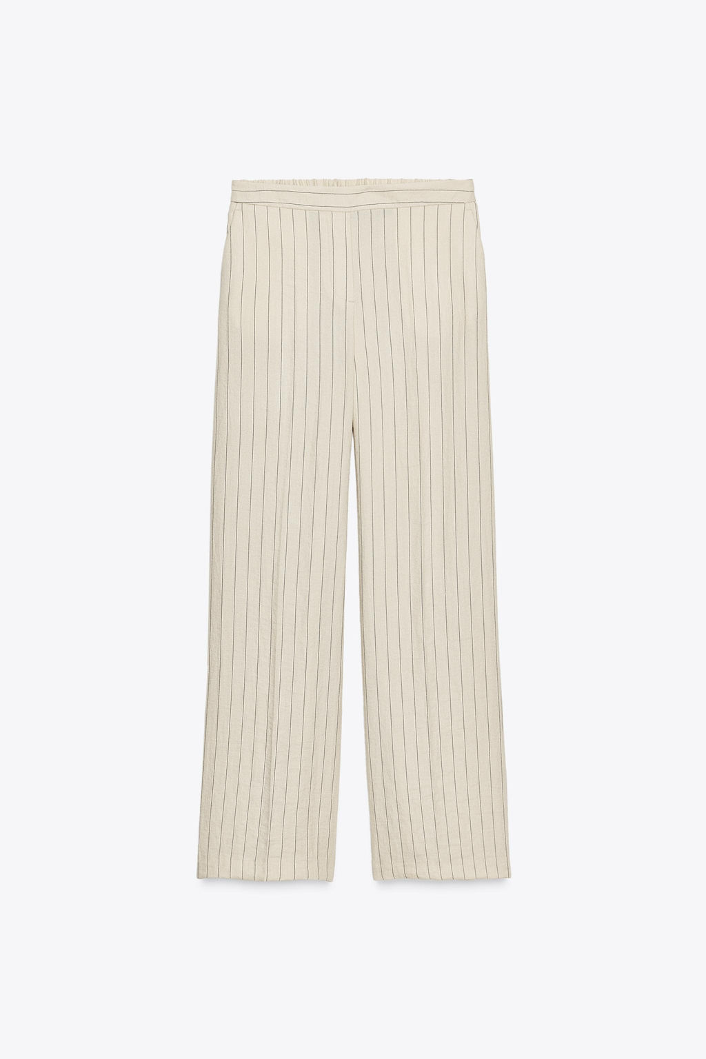 STRIPED STRAIGHT-LEG TROUSERS - Zara фото 4