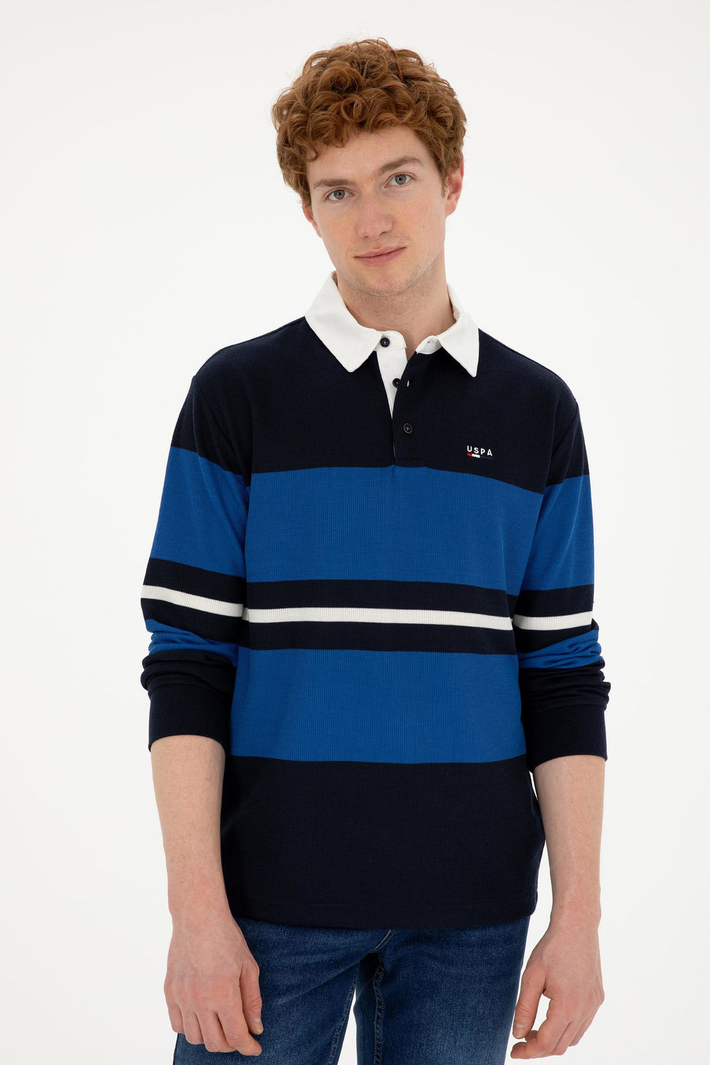 Мужской темно-синий свитшот Неожиданная скидка в корзине - U.s. polo assn фото 3