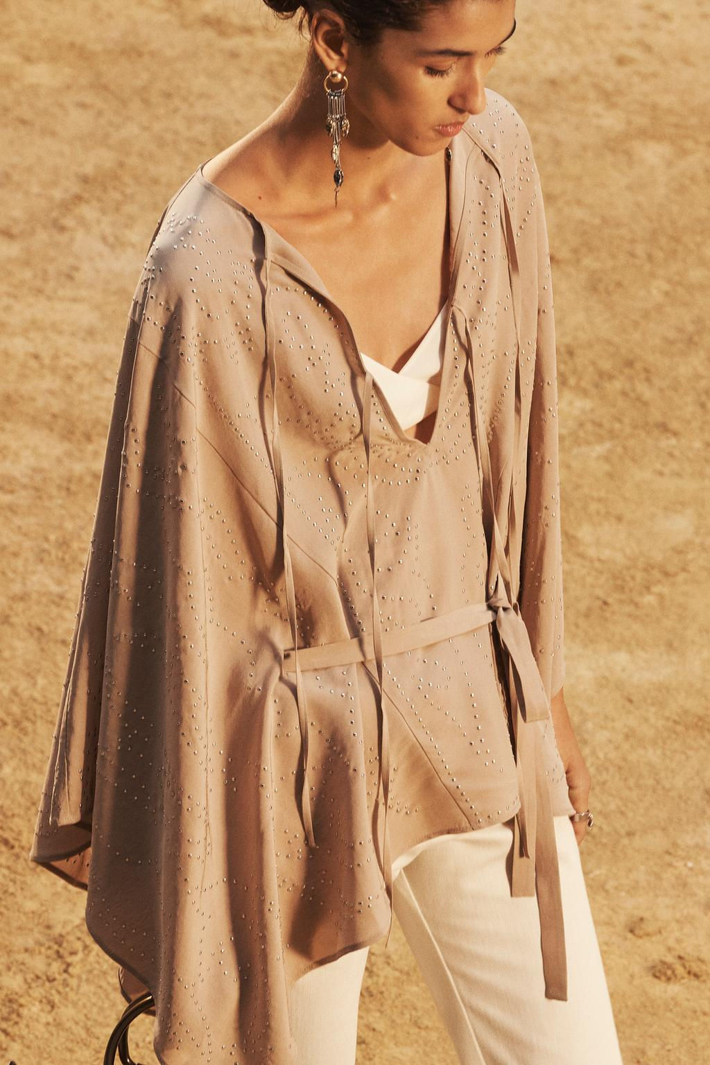 LIMITED EDITION STUDDED KIMONO - Zara фото 4