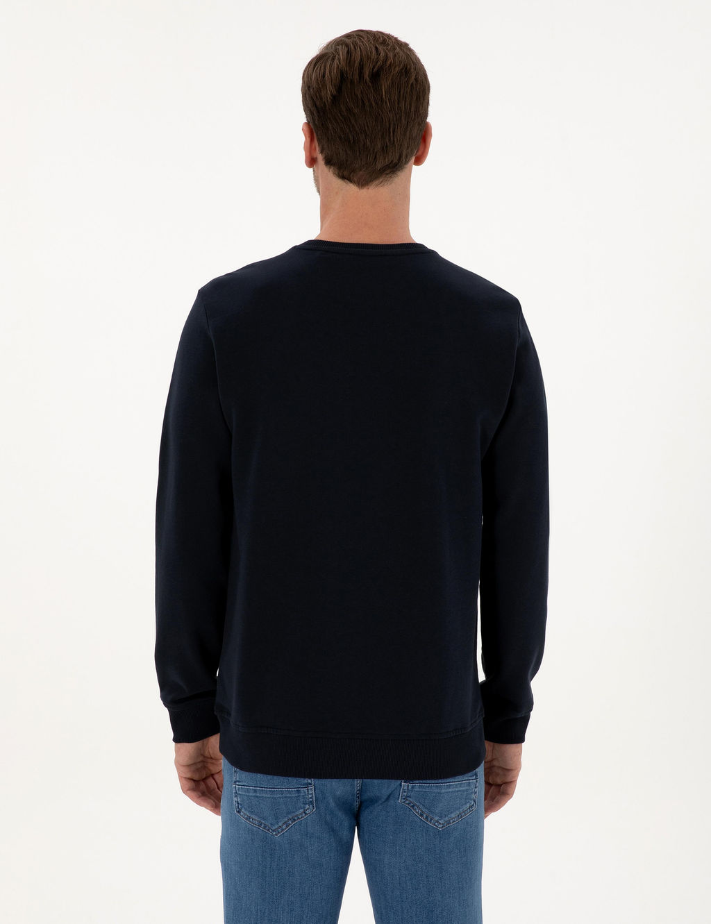 Lacivert Regular Fit Sweatshirt