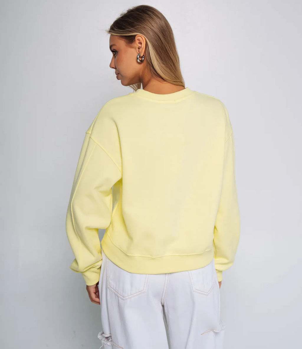 Свитшот #КТ2180 (2), жёлтый - Dommod фото 3
