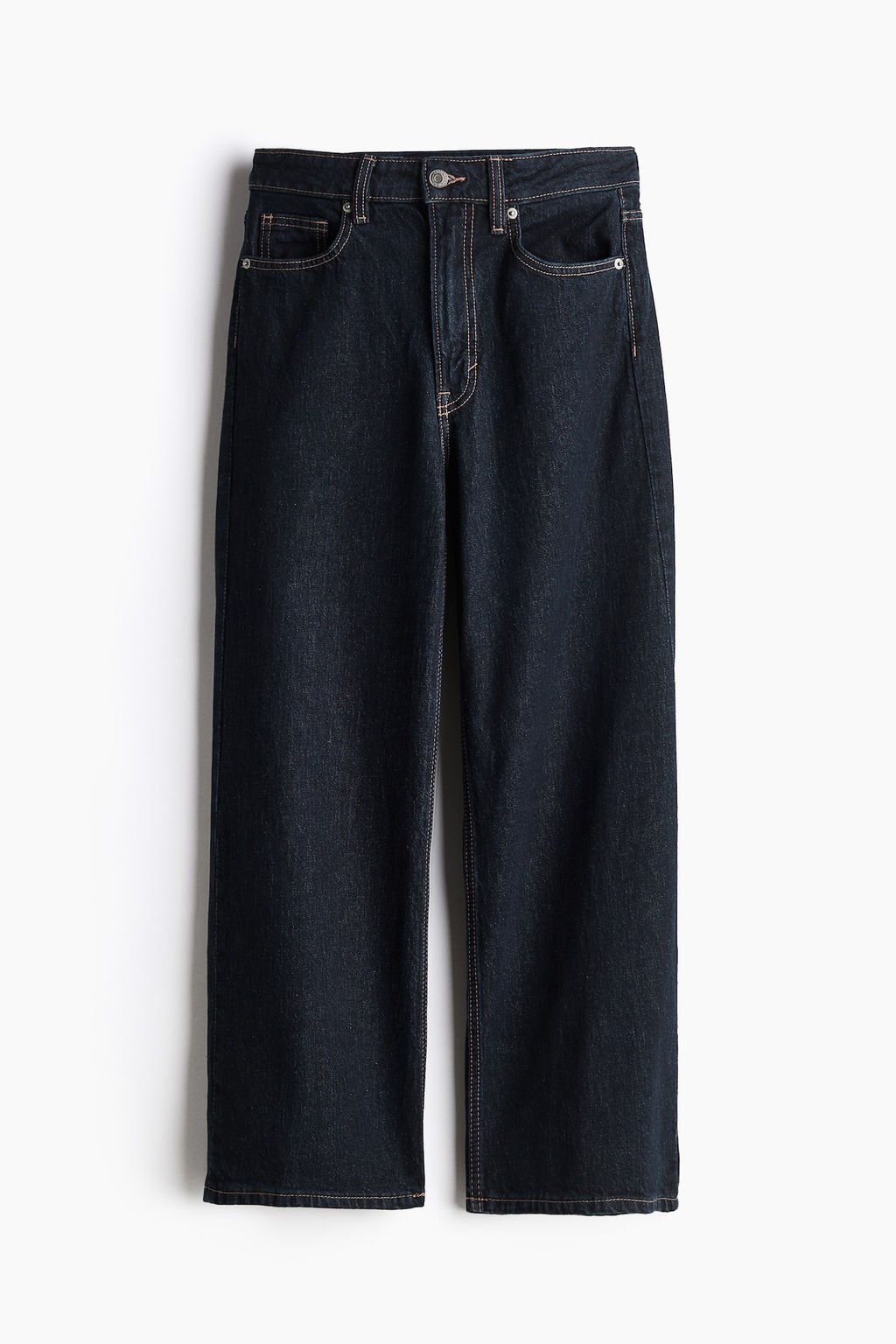 Wide High Cropped Jeans - H&m фото 8