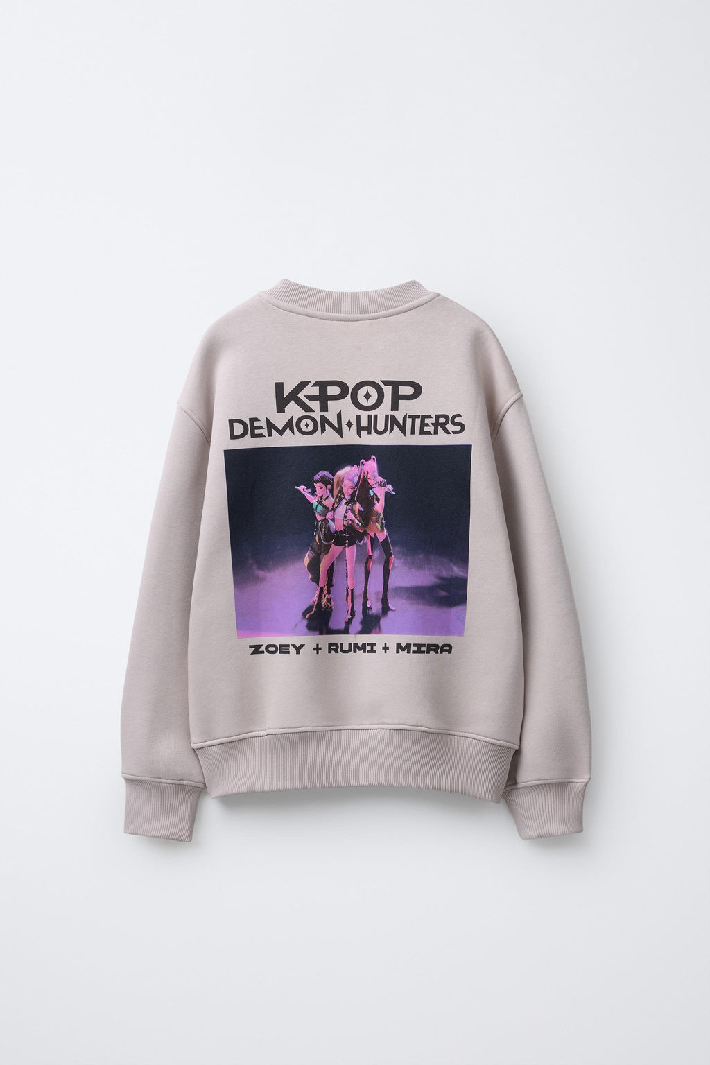 KPOP DEMON HUNTERS NETFLIX  PRINTED SWEATSHIRT - Zara фото 2