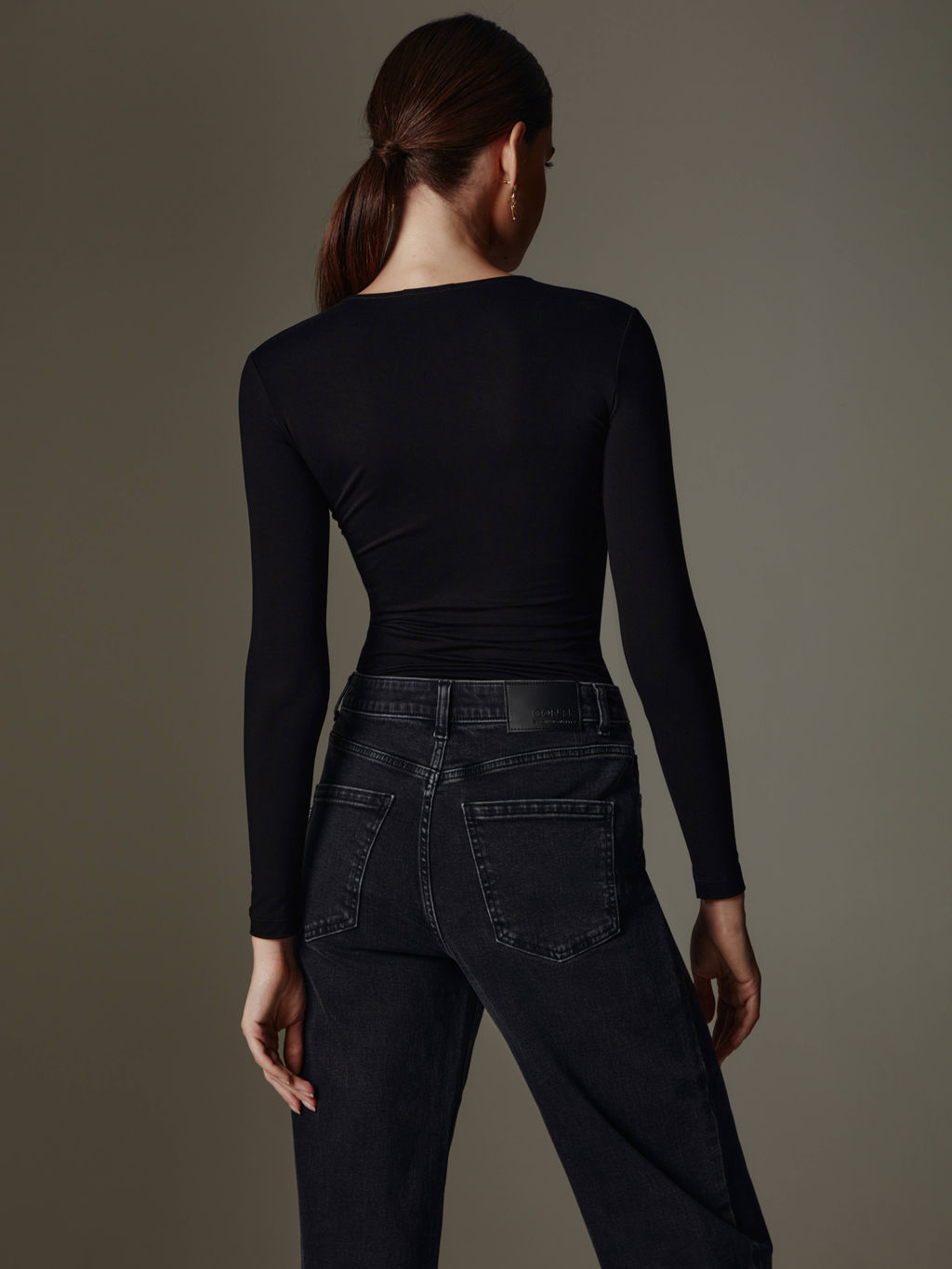 Джемпер женский CONTE ELEGANT LD 2191 black-beige black-beige  фото 3