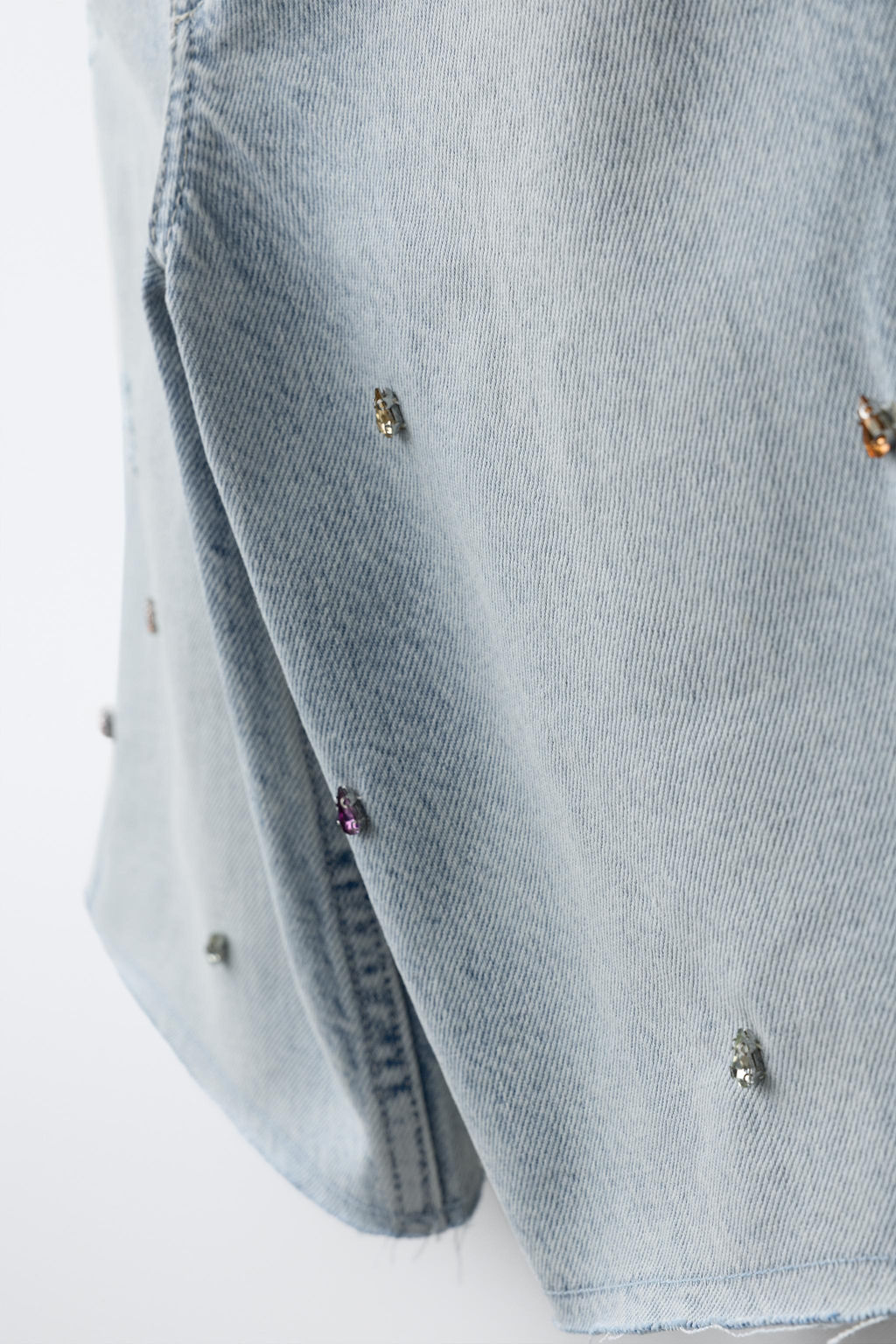 BERMUDA DENIM JOYAS / Azul claro